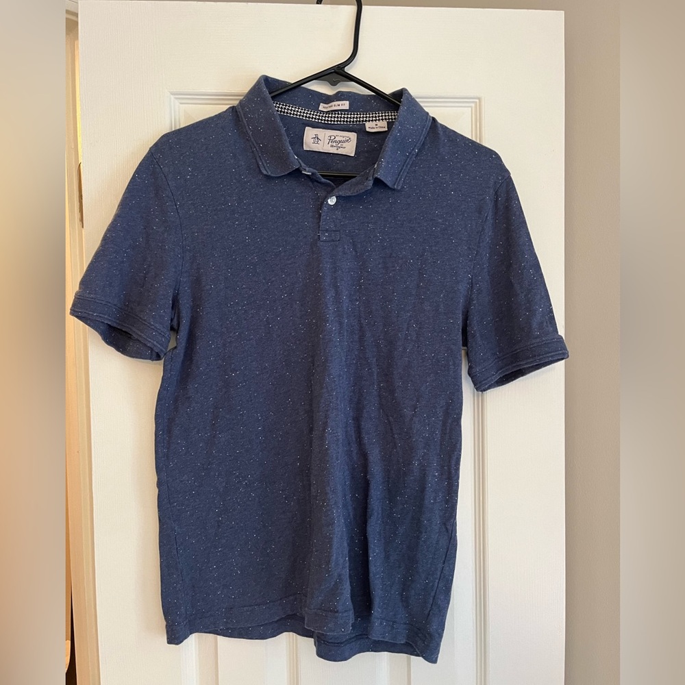 Men’s Penguin Polo. Slim fit Medium.